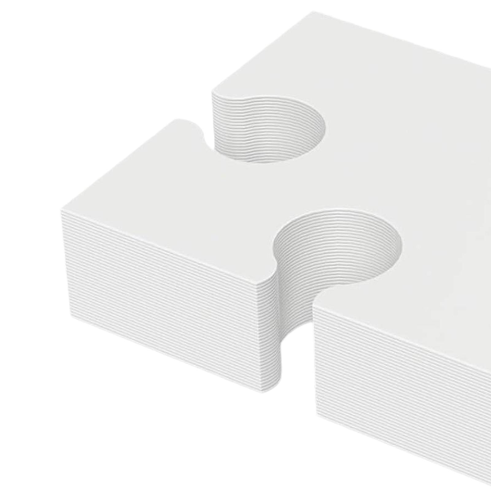 Puzzle Blank White - Puzzle Gambar Kosong Putih dari Karton,
