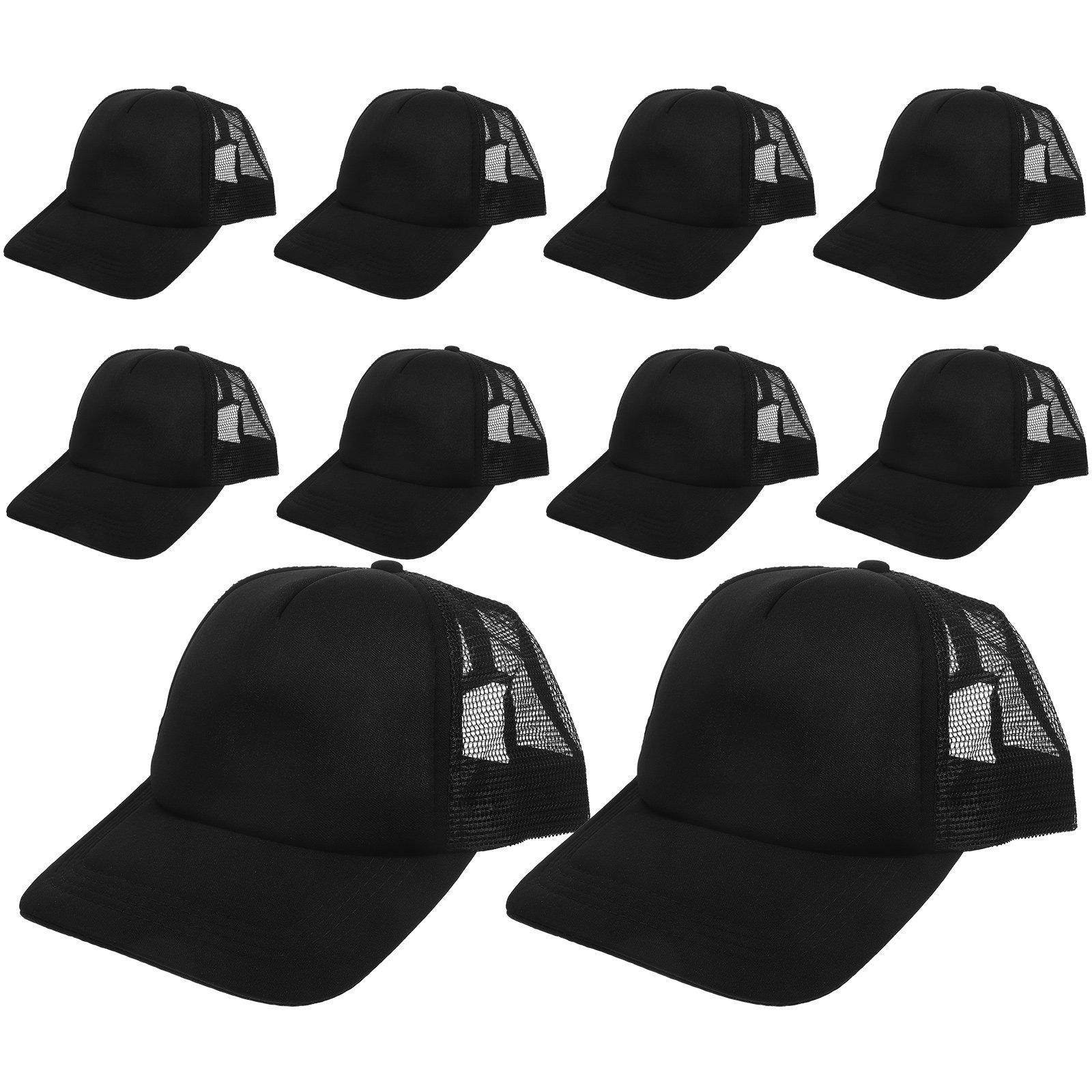 Hat Sublimation Blank - 10Pcs Topi Baseball Jaring Kosong untuk
