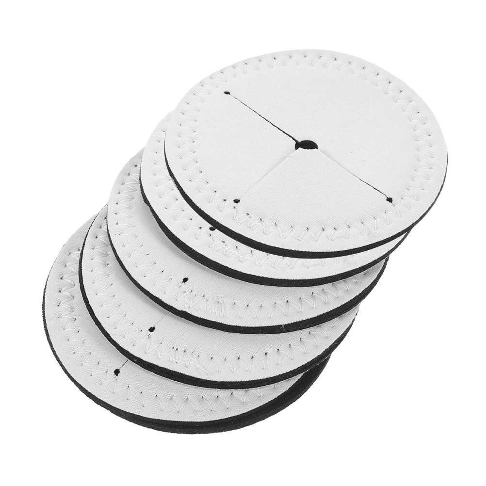 Coaster Sublimation Blank - 5Pcs Alas Gelas Anggur Putih Siap