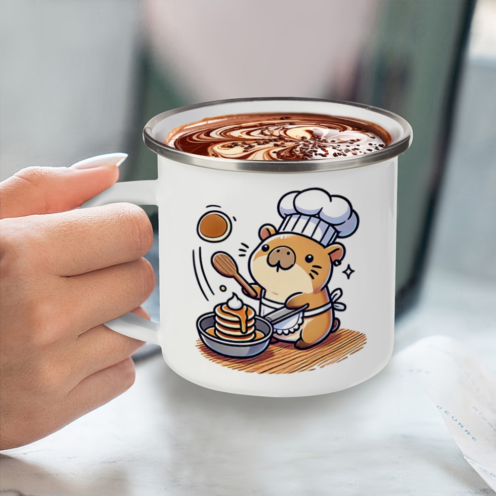 Sublimation Mug White - 1 buah, Mug Sublimasi Enamel Putih