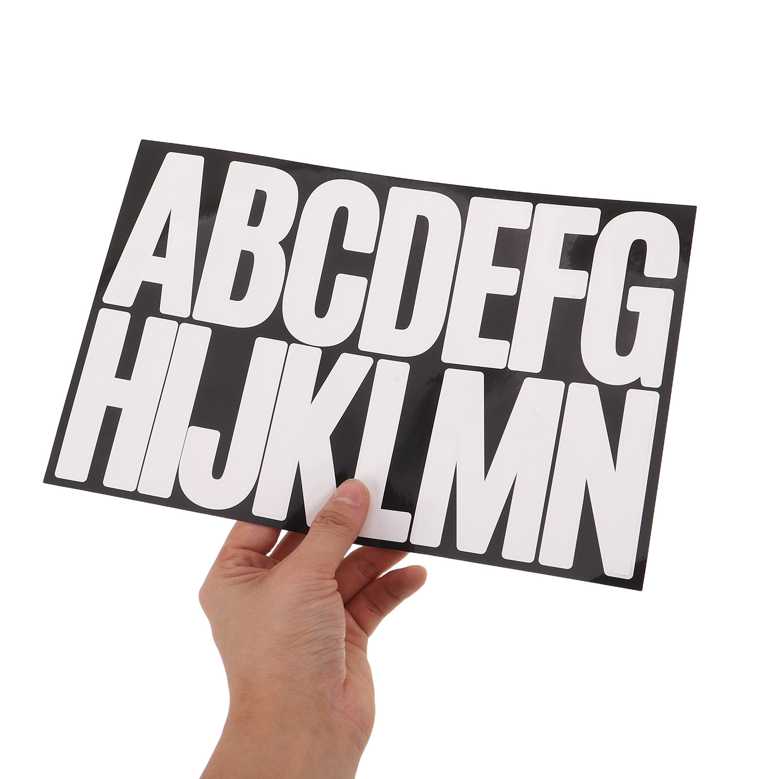 Yard Sign Blank - 15 Lembar Stiker Huruf dan Angka