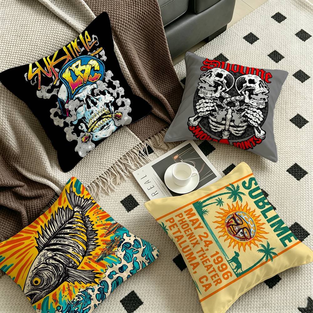 Pillow Cover Sublimation - Sarung Bantal Dekoratif S-Sublime Classic Band