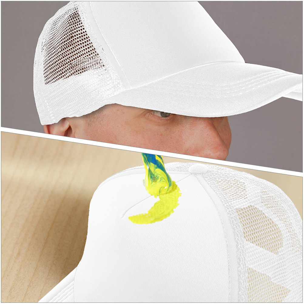 Hat Sublimation Blank - 5 Buah Topi Baseball Jaring Kosong