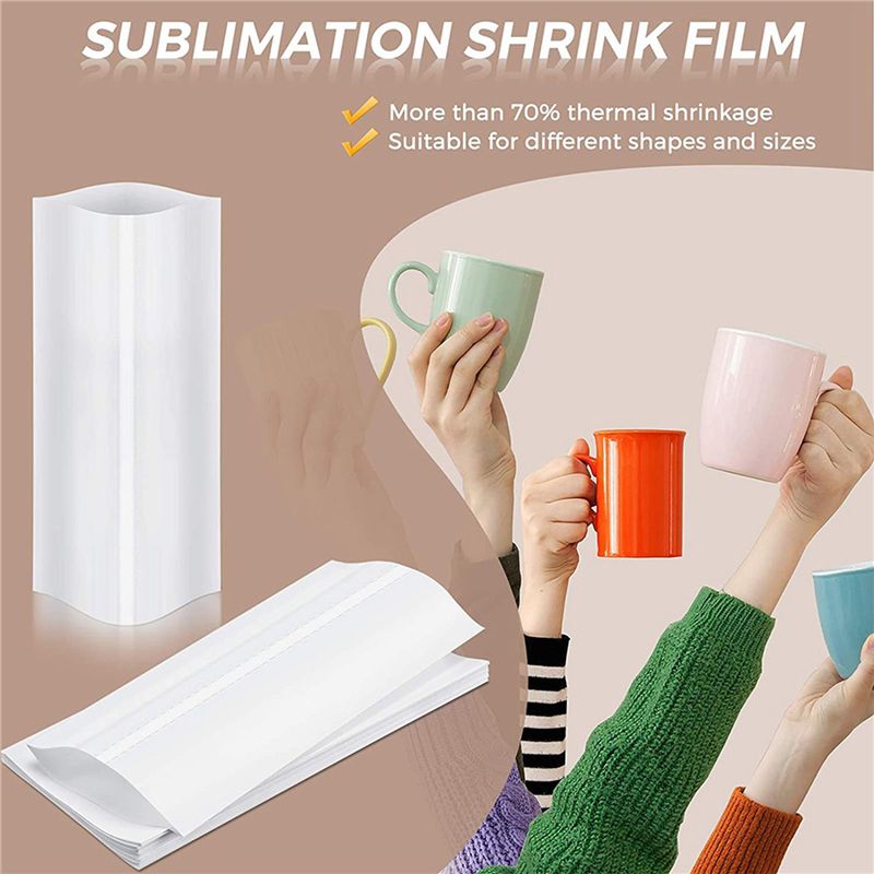 ABXF-280Pcs Film Shrink Wrap S - Sublimation Mug White ulasan dan harga