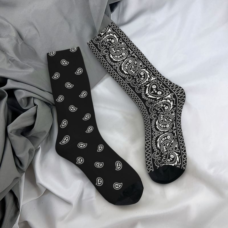Kustom cetak hitam dan putih P - Bandana Blank White ulasan dan harga