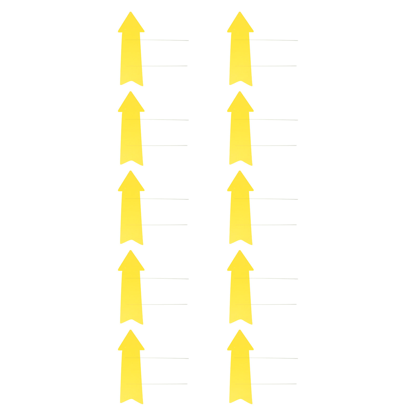 10 Buah Tanda Panah Kuning Kos - Yard Sign Blank ulasan dan harga