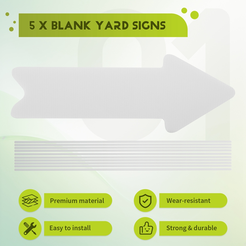 5 Paket Papan Petunjuk Jalan P - Yard Sign Blank ulasan dan harga