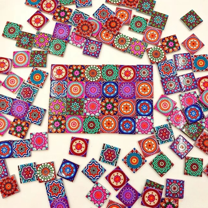 Mosaik Keramik Cetak Mandala 1 - Ceramic Tile Blank ulasan dan harga