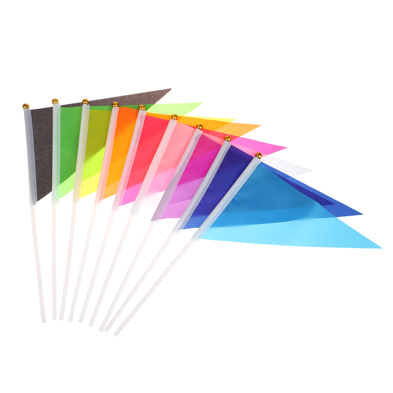 10 Buah Bendera Segitiga Warna - Yard Sign Blank ulasan dan harga