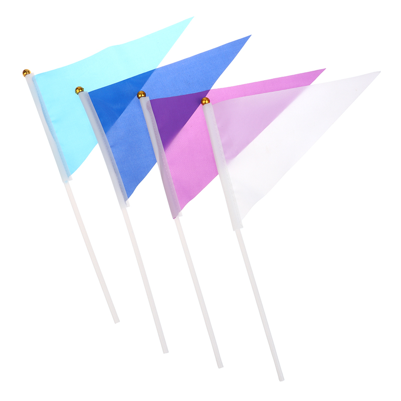 10 Buah Bendera Segitiga Warna - Yard Sign Blank ulasan dan harga