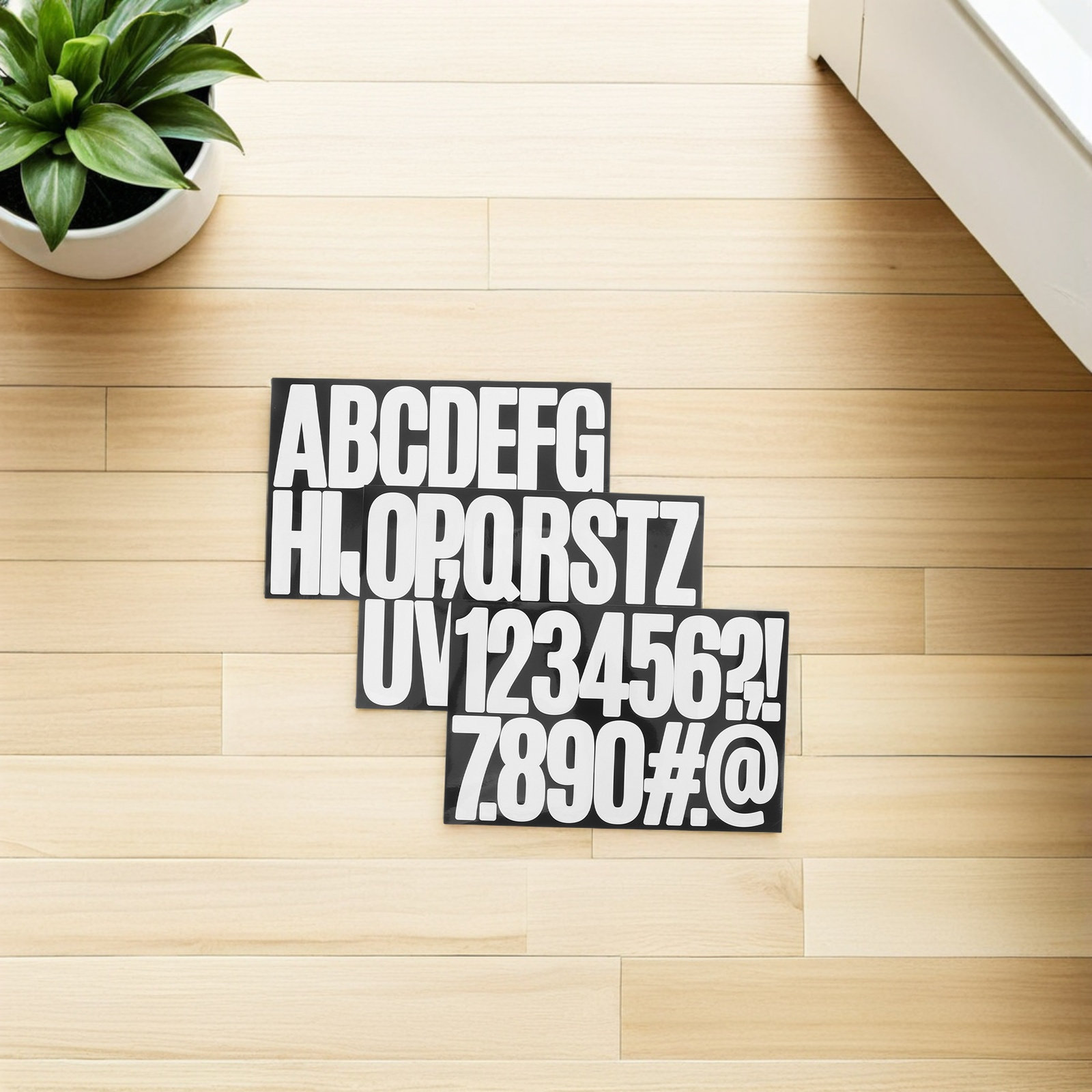 15 Lembar Stiker Huruf dan Ang - Yard Sign Blank ulasan dan harga