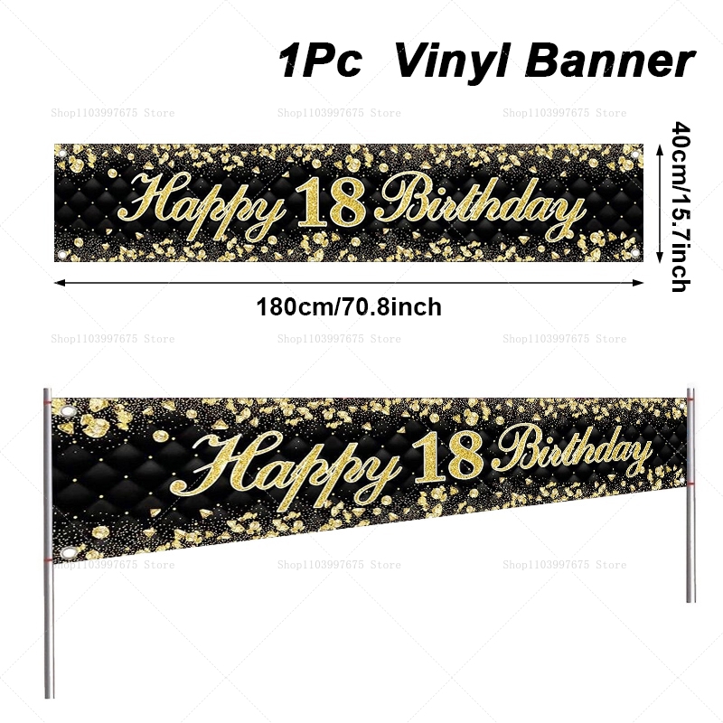 Selamat Ulang Tahun ke-18 Deko - Yard Sign Blank ulasan dan harga