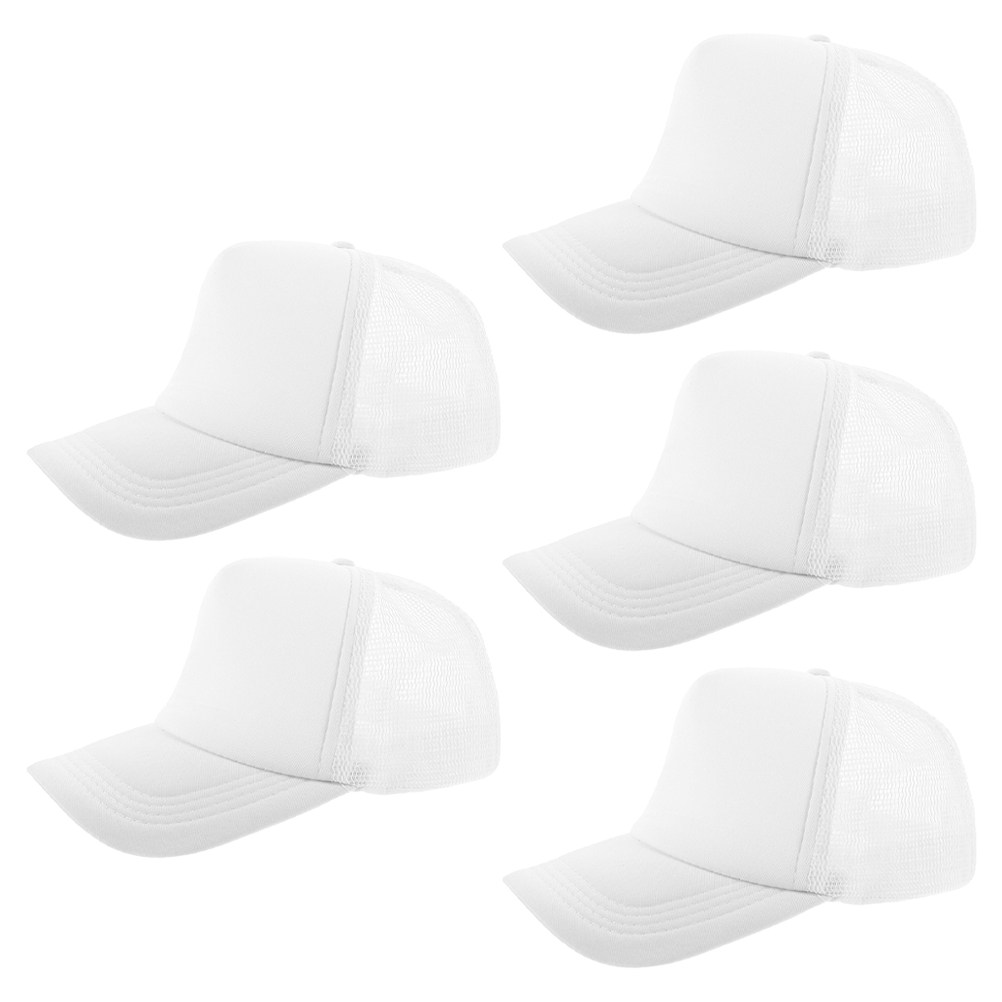 5Pcs Topi Baseball Jaring Koso - Hat Sublimation Blank ulasan dan harga