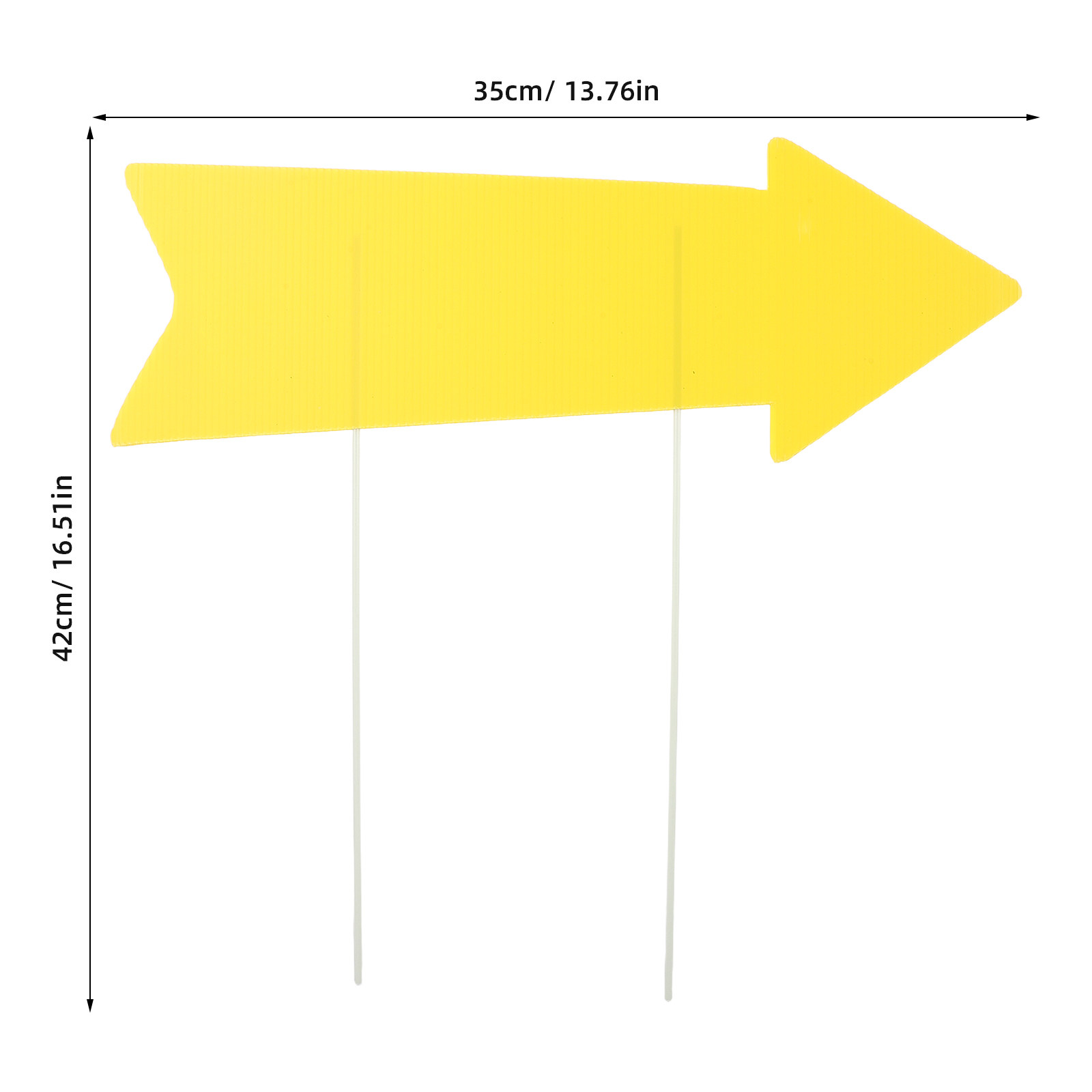 10 Buah Papan Penunjuk Arah Be - Yard Sign Blank ulasan dan harga