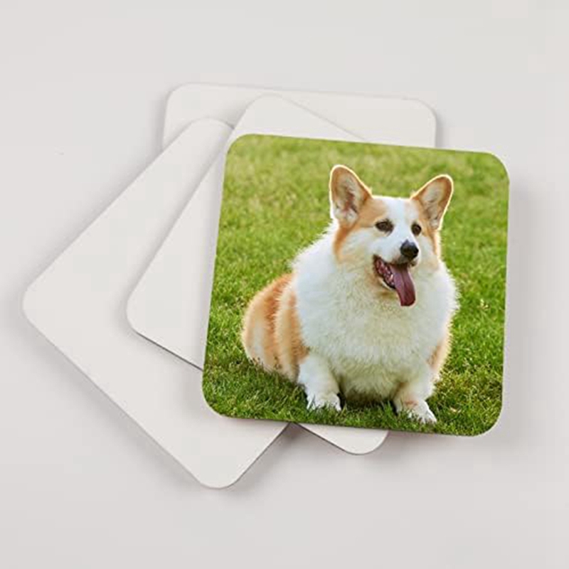 12 Pcs Alas Gelas Sublimasi Pe - Coaster Sublimation Blank ulasan dan harga